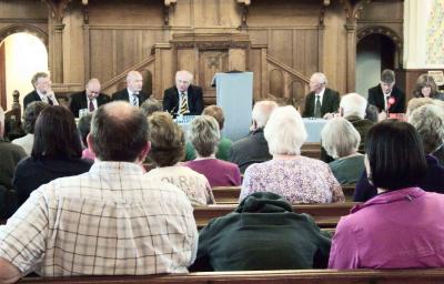 Hustings in Juniper Green 2011 Scottish Election